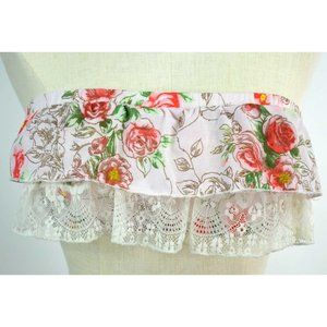 FULL TILT Bandeau Top Size LARGE L Tube Top Floral Lace TILLY'S NWT